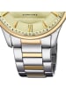 Candino Analog-Armbanduhr Candino Classic silber, gold groß (ca. 41mm)
