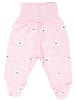 TupTam Baby Bekleidungsset Langarmbody Hose Mütze3 teilig in rosa/weiß