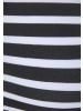 Venice Beach Bustier-Bikini-Top in schwarz-weiß gestreift