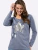WITT WEIDEN Rundhals-Shirt in taubenblau