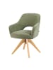 DUBI Möbel 2er-Set: Drehstuhl Mika-Lena in Grün - (B)60 x (H)87 x  (T)65 cm