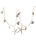 MARELIDA LED Lichterkette Muscheln und Seesterne maritime Deko L: 90cm Timer