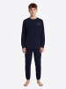 CR7 CRISTIANO RONALDO Pyjama Boys BASIC Long in blue