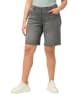 Ulla Popken Bermuda in light grey denim