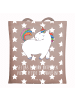 Mr. & Mrs. Panda Tasche Einhorn Stolzieren mit Spruch in Braun Pastell