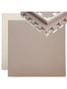 eyepower Trainingsmatte mit Rand 90x90x4cm in Beige