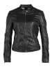 Gipsy Bikerjacke Lederjacke Gwkeili in MILKY BLACK