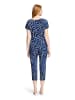 Betty Barclay Jumpsuit mit Eingrifftaschen in Blau/Blau