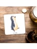 Mr. & Mrs. Panda Untersetzer Pinguin mHerzieren ohne Spruch in Weiß