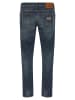 Dolce & Gabbana Blau Baumwolle Straight-Leg Jeans