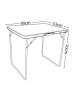 VCM  Campingtisch Gartentisch klappbar Galdas 80x53 in Weiß