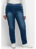 sheego Schmale Jeans in blue Denim