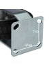relaxdays Bockrolle in Schwarz/ Silber - 2.50-4