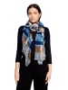 Betty Barclay Basic-Schal mit Blumenprint in Blau/Beige