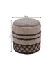 FineBuy Hocker und Sitzsäcke in Beige / Stoff / 40x40x45
