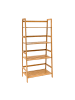 relaxdays Bücherregal in Natur- (B)57 x (H)120 x (T)31 cm