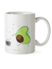Mr. & Mrs. Panda Tasse Avocado Tanzen ohne Spruch in Weiß