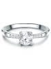 Trilani Ring aus Sterling Silber mit Zirkonia in silber
