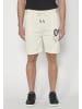 KOROSHI Bermuda Jogger in weiß