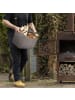 relaxdays Holzkorb in Dunkelgrau - (H)32 x Ø38 cm