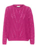 Kaffe Strickpullover KAjolie Loose fit in Festival Fuchsia