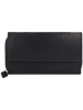 mano Don Simon Geldbörse Leder 18 cm in schwarz