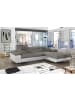 MF Design Amanda Recamiere Rechts in Grau -  (L) 203 x (B) 289 x (H) 85 cm