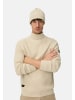 Camel Active Strickpullover mit Stehkragen in Hafer
