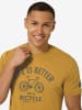 super.natural Merino T-Shirt M BETTER BIKE TEE in braun