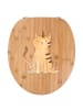 Mr. & Mrs. Panda Toilettendeckel Einhorn Katze ohne Spruch in Braun