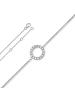 ONE ELEMENT  Zirkonia Kreis Armband aus 925 Silber   18 cm  Ø in silber