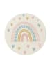 KADIMA DESIGN Kinderteppich Regenbogen Kinderzimmer in Creme