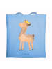 Mr. & Mrs. Panda Shopping Tasche Lama König ohne Spruch in Sky Blue