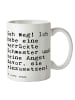 Mr. & Mrs. Panda Tasse Geh weg! Ich habe... mit Spruch in Weiß