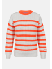 Salzhaut Sweatshirt VERBAAST in Fiery Coral - Offwhite