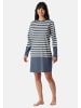 Schiesser Nachthemd Casual Nightwear in Blaugrau
