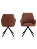 ebuy24 Esszimmerstuhl Glenda Orange 2er Set