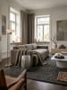 KADIMA DESIGN Couchtisch Oriental | Aluminium Silber-Look, 30cm, Handarbeit in Silber