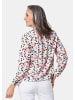 GOLDNER Zeitlose Bluse mit einzigartigem Druck in multicolor