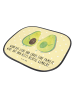 Mr. & Mrs. Panda Sonnennetz Avocado Pärchen mit Spruch in Gelb Pastell