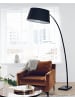 Beliani Stehleuchten BENUE in Schwarz/Weiß - (W) 160 x (H) 188 x (L) 50 cm