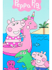 Peppa Pig Peppa Wutz Kinder Strandtuch 70x140 cm George in Mehrfarbig