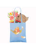 Mr. & Mrs. Panda Shopping Bag Rotkehlchen Federn ohne Spruch in Sky Blue