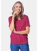 GOLDNER Shirt Gepflegtes Shirt in formstabiler Ware in pink