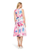 Vera Mont Cocktailkleid mit Kellerfalten in Cream/Pink