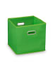 relaxdays 4 x Aufbewahrungsbox in Grün - (B)30 x (H)30 x (T)30 cm