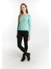 myMo Damen Strick Pullover in Aqua