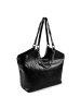 Valentino Crystelle Shopper Tasche 39 cm in nero