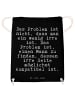 Mr. & Mrs. Panda Stofftasche Das Problem ist nicht,... mit Spruch in Schwarz