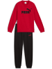 Puma Trainingsanzug "ESS No.1 Logo Crew Sweat Suit TR B" in Rot